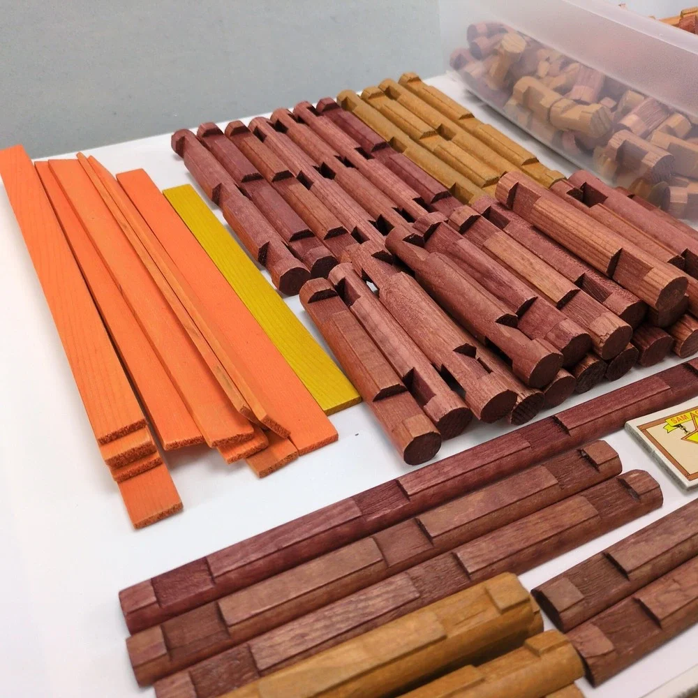 Vintage 70s Lincoln Logs Western Town Building Set 182 Pc Sheriff Saloon Toy Lot